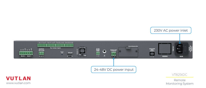 Room Monitoring Unit VT825DC